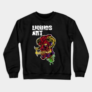 Burnt Ends w/ liquidsart Crewneck Sweatshirt